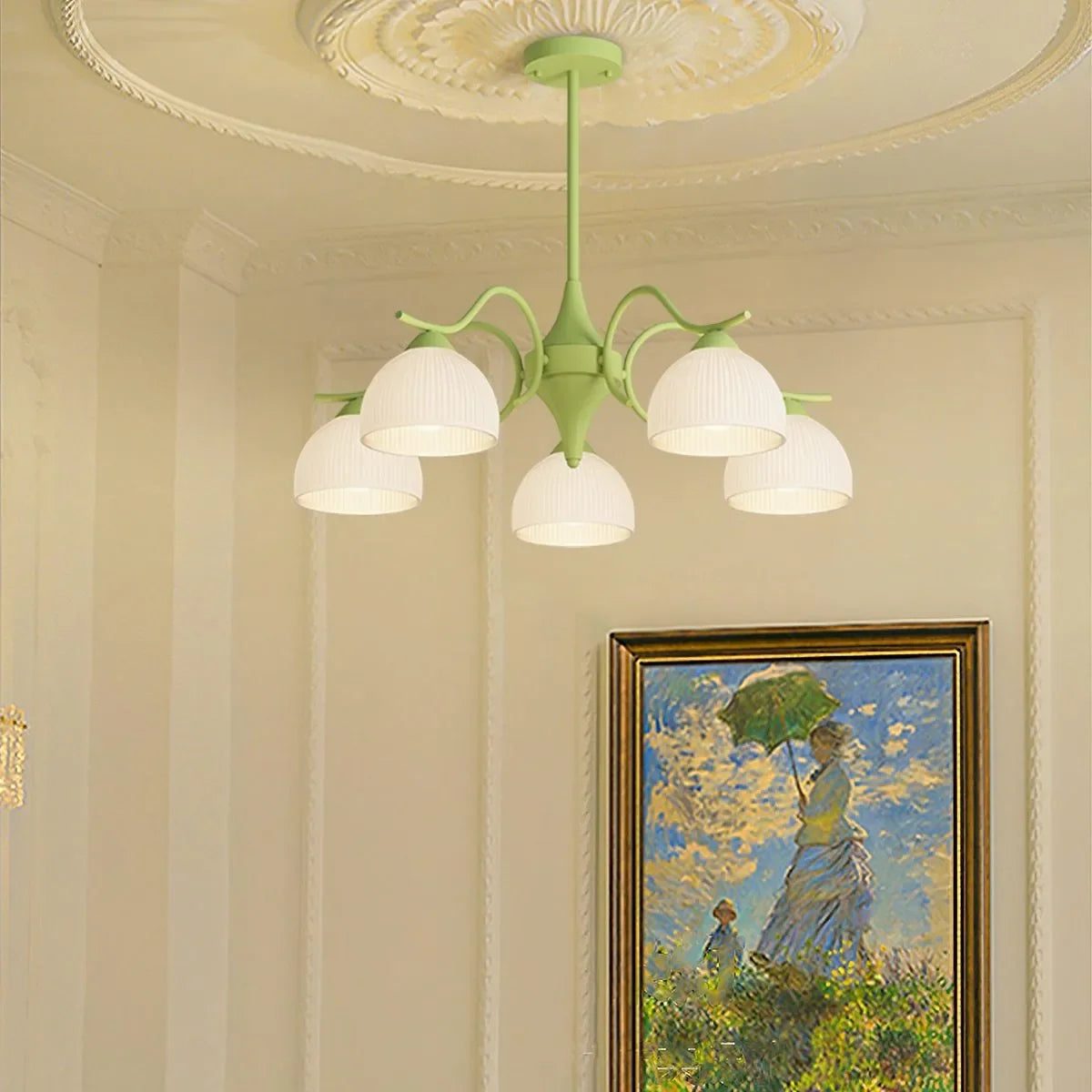 French Pastoral Living Room Chandelier | Desfino