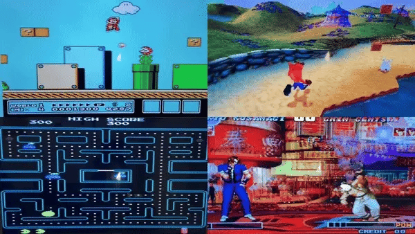 Vanta retrospel-konsol med 64 GB - över 20 000 spel, 4K, 2 trådlösa handkontroller - Desfino