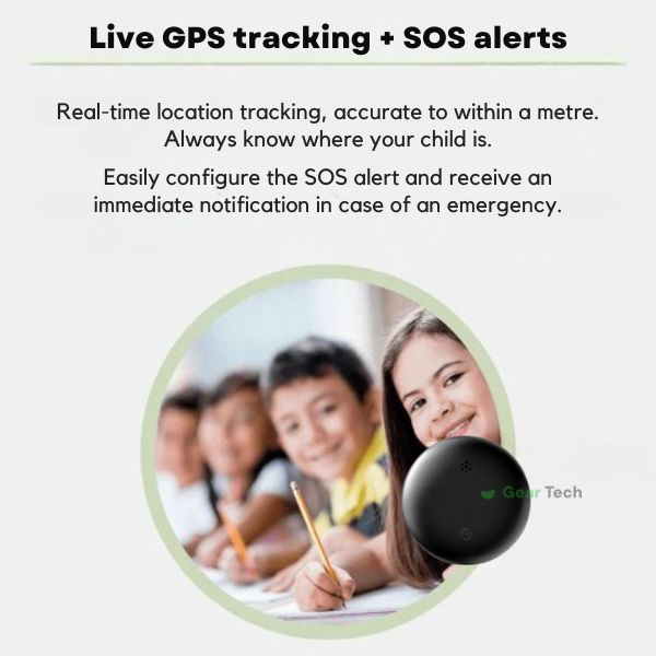 Lokalizator GPS NexaKids — wodoodporny, lokalizacja w czasie rzeczywistym, bez abonamentu - Desfino