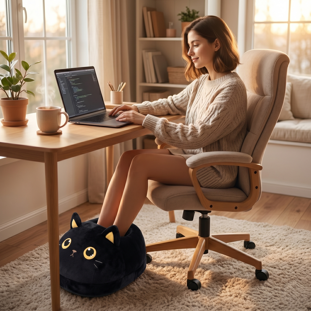 CatPaw beheizter Fußwärmer für mehr Komfort — Vibrationsmassagegerät | Desfino