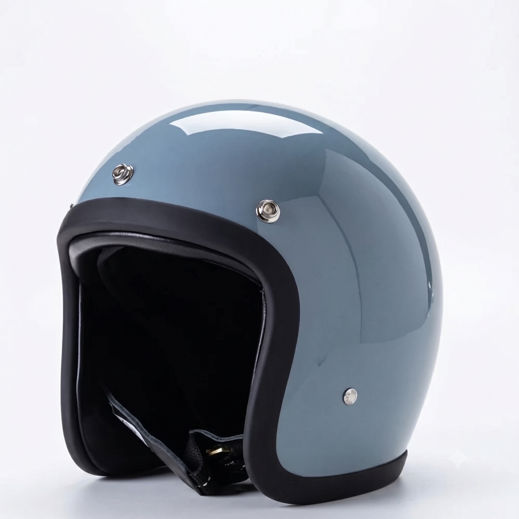 DOT & ECE Certified Vintage Open-Face Motorcycle Helmet - Desfino