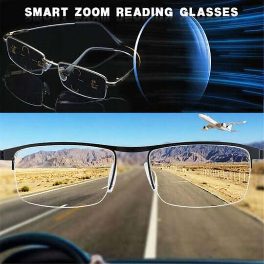 Aerisyn intelligens progresszív szemüveg — német többzónás fókusztechnológia