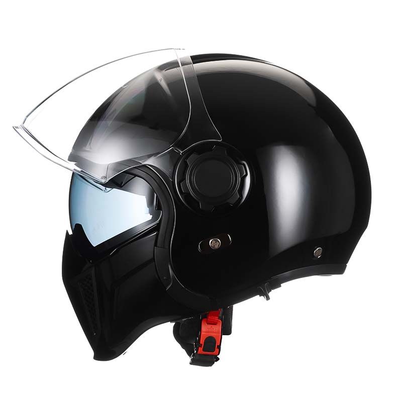 AstraGuard Modular Motorcycle Helmet — Dual Visors, DOT/ECE/FMVSS-218 - Desfino
