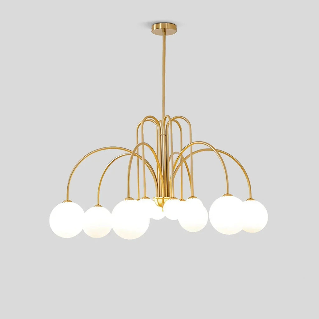 Avi Double Layer Glass Chandelier | Desfino