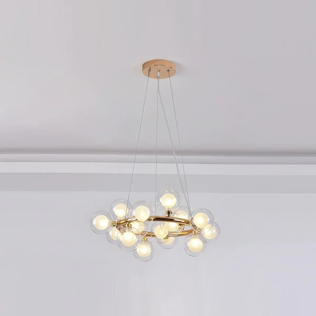 Nur Bubble Glass Chandelier for Living Room | Desfino