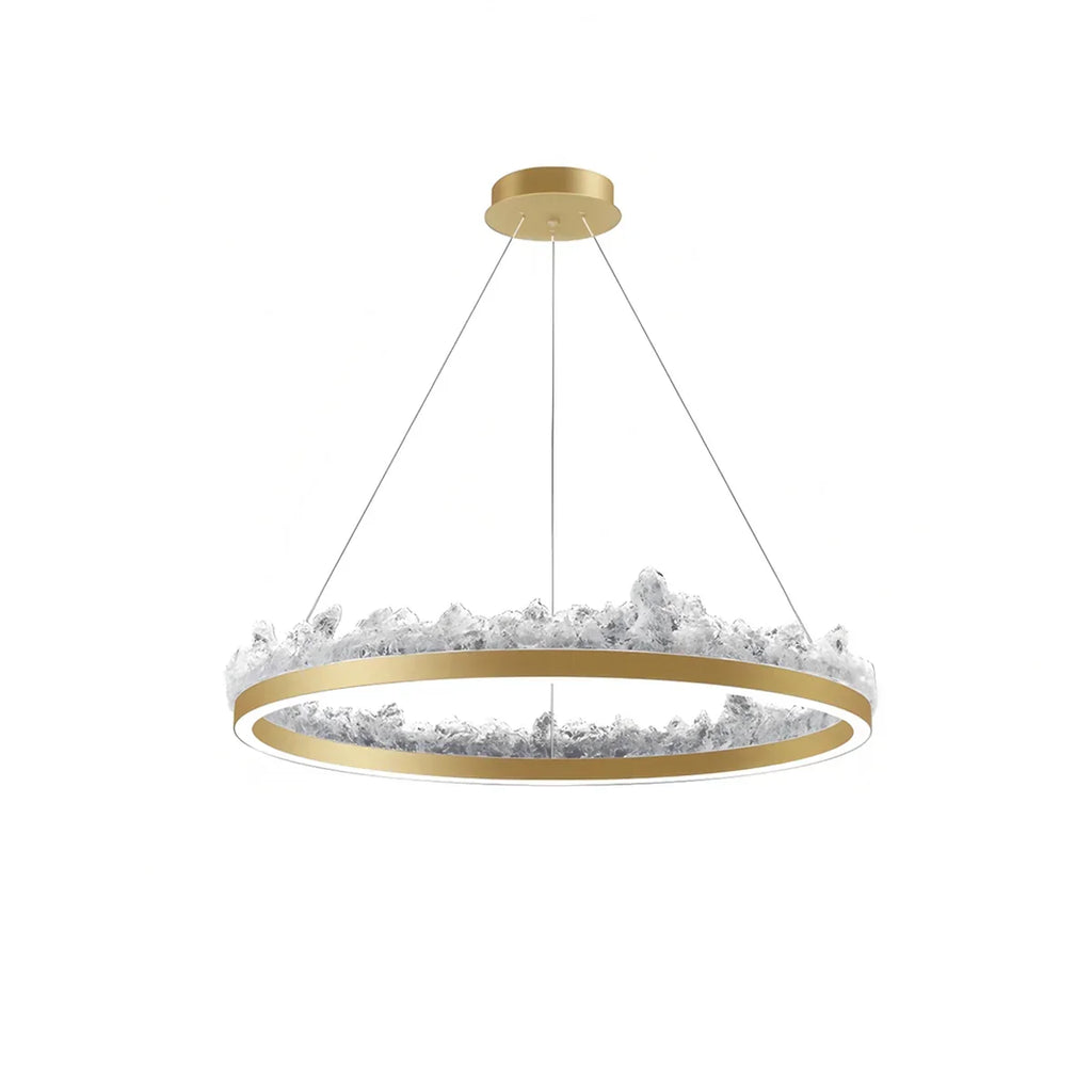 Modern Light Luxury Iceberg Chandelier | Desfino