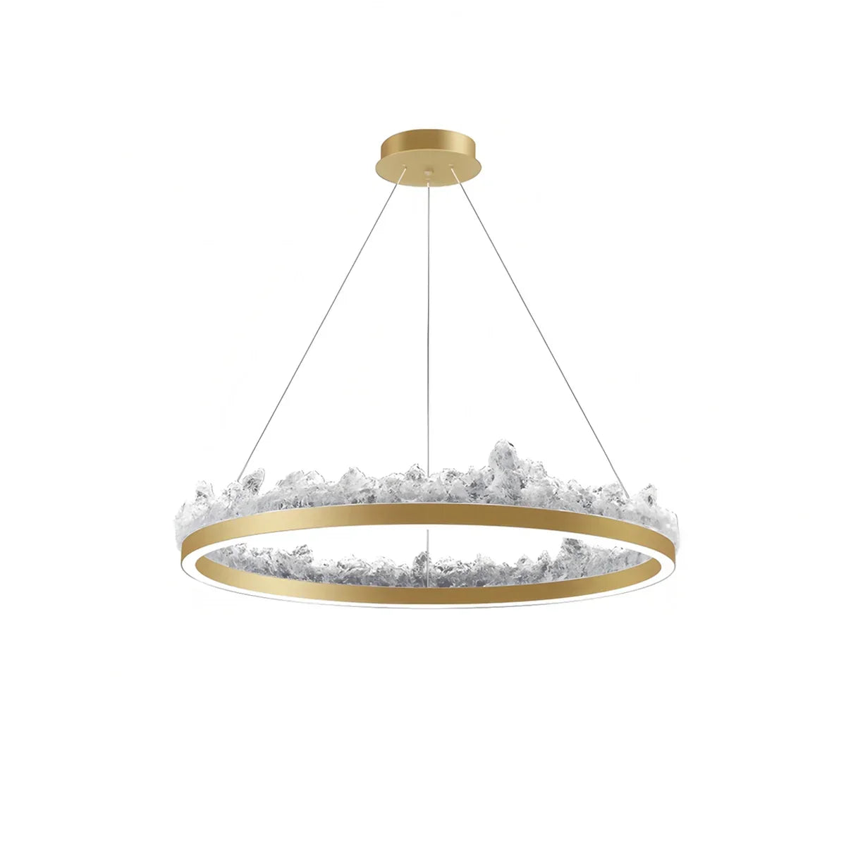 Modern Light Luxury Iceberg Chandelier | Desfino