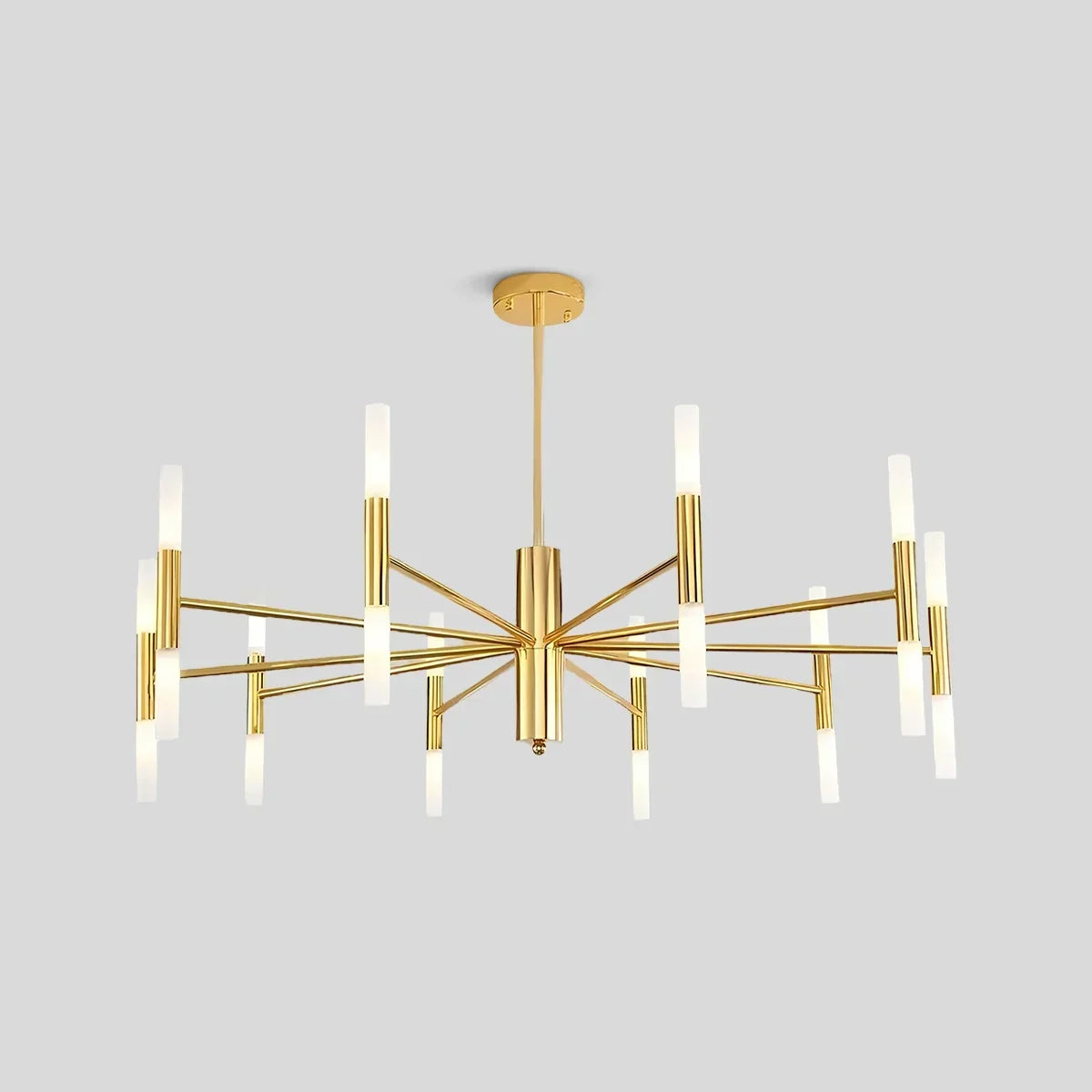 Adjustable Round Tube Chandelier | Desfino