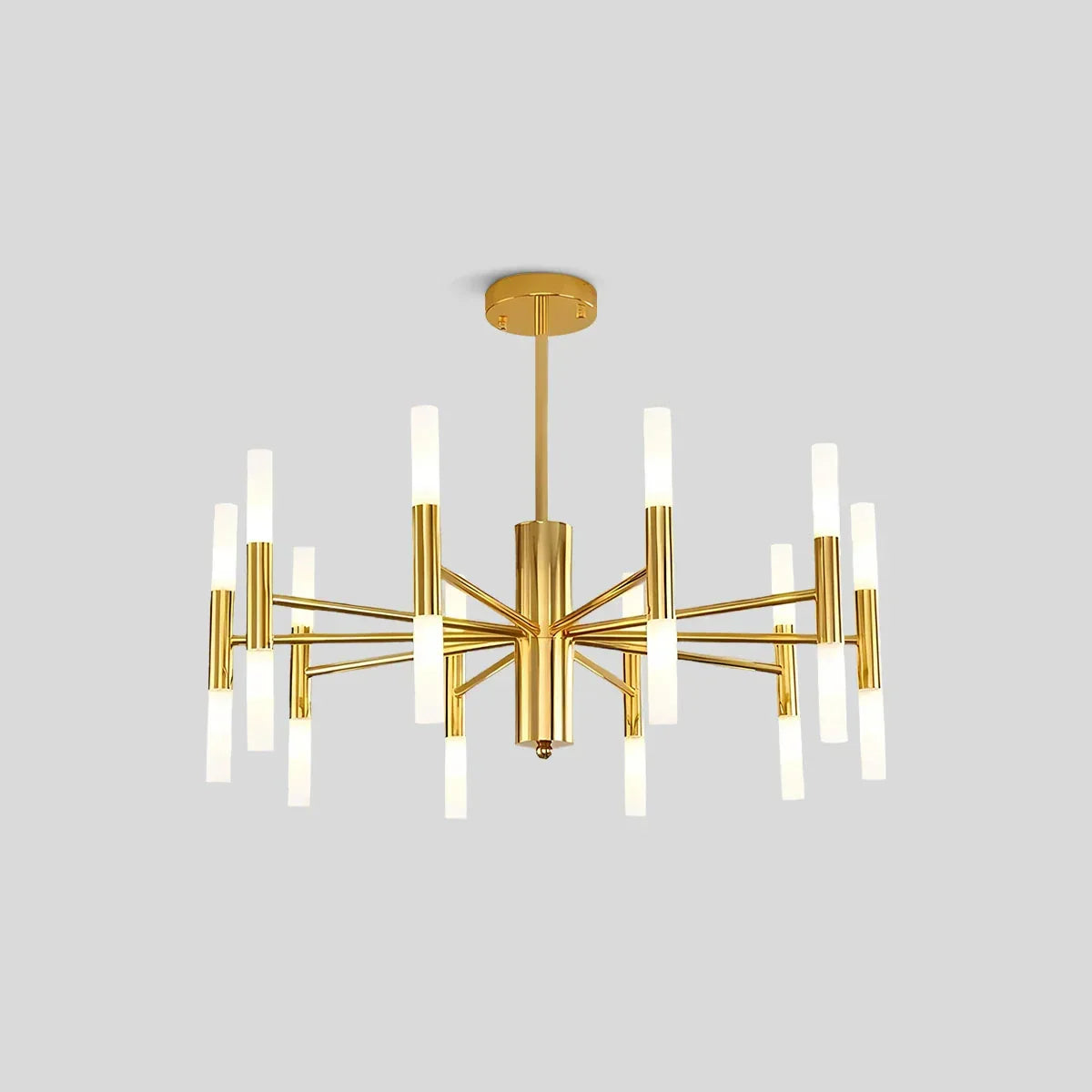 Adjustable Round Tube Chandelier | Desfino