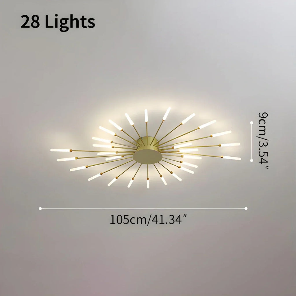 Fireworks Starburst Ceiling Light | Desfino
