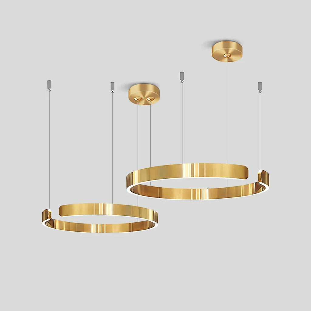 Moderner LED-Ring-Kronleuchter für das Wohnzimmer | Desfino