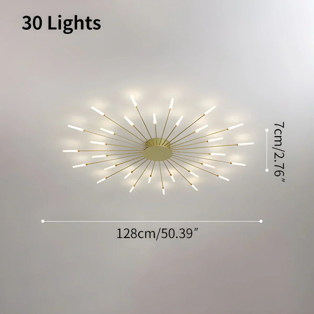 Fireworks Starburst Ceiling Light | Desfino