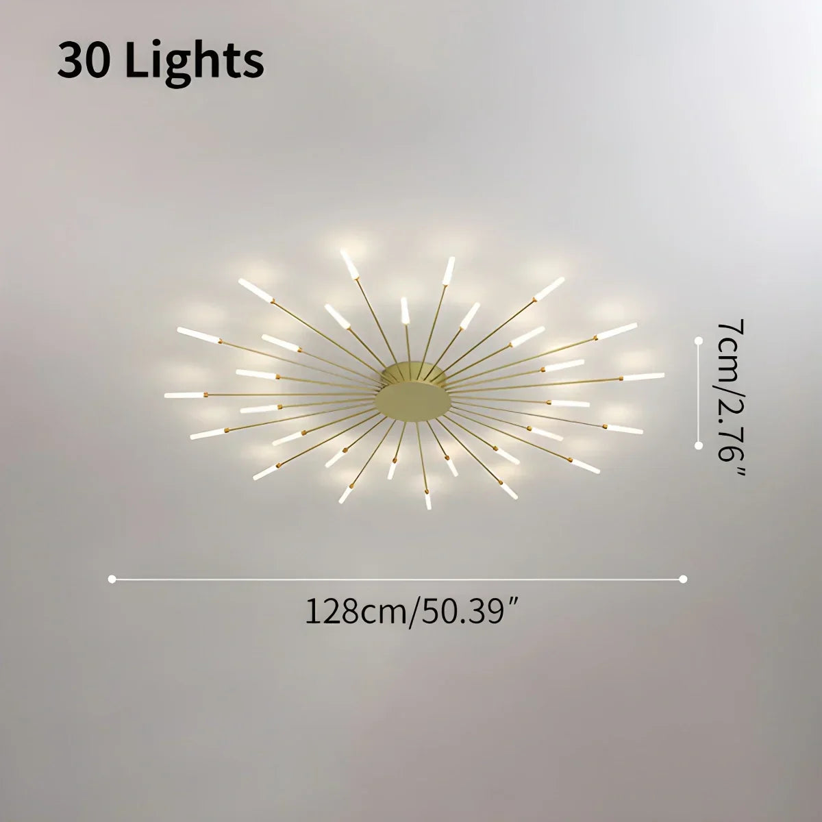 Fireworks Starburst Ceiling Light | Desfino