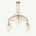 Bell Glass Chandelier for Living Room | Desfino