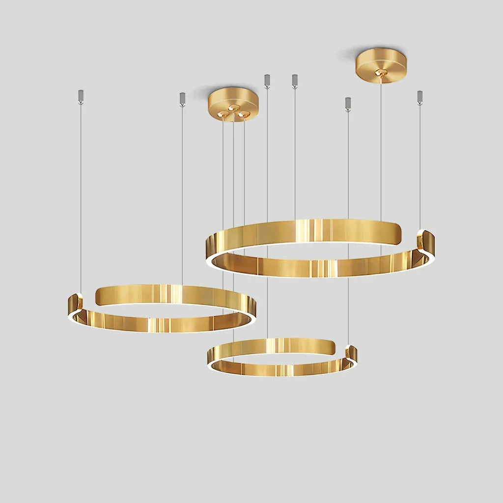 Moderner LED-Ring-Kronleuchter für das Wohnzimmer | Desfino