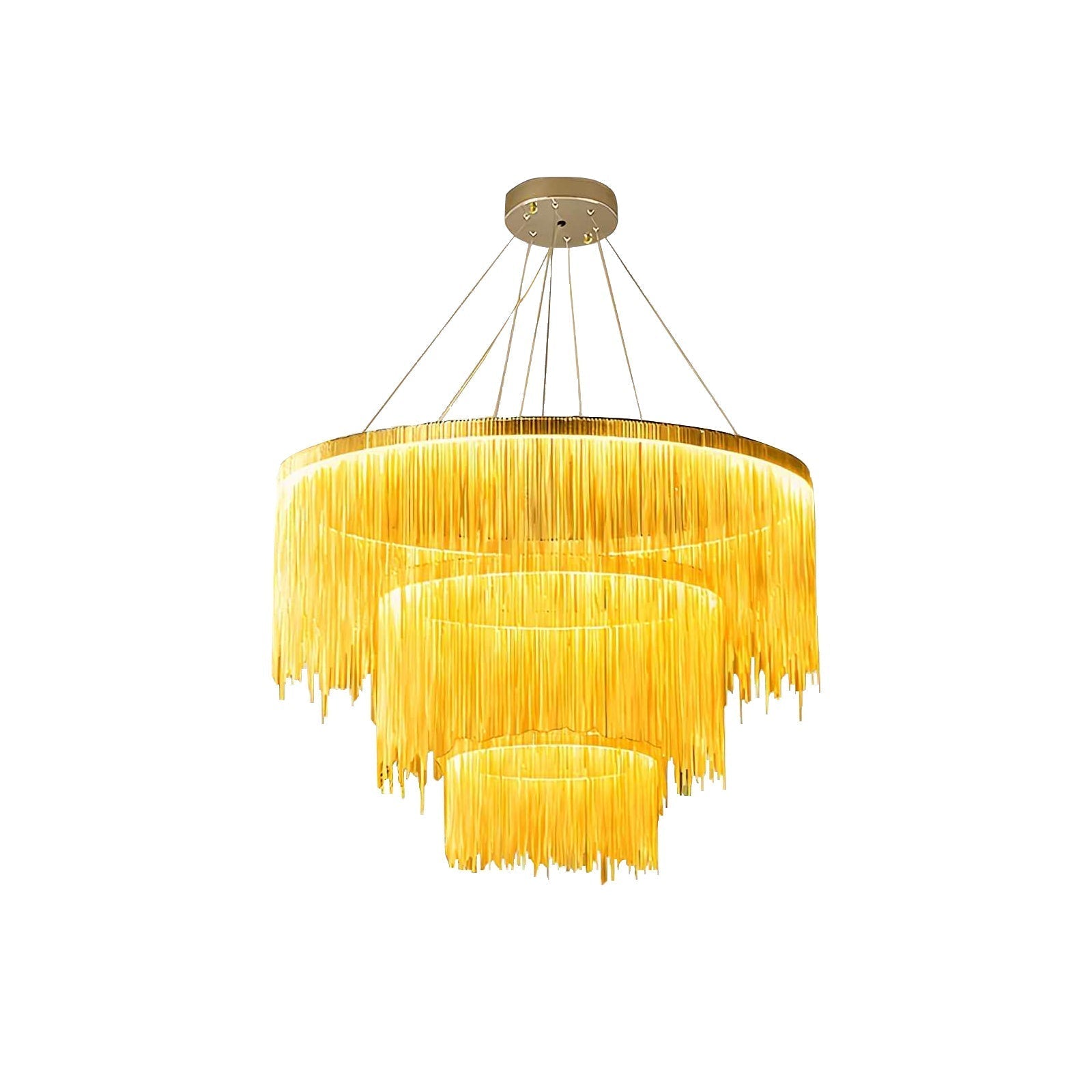 Moderner Kronleuchter mit Quasten im Art-déco-Stil | Desfino