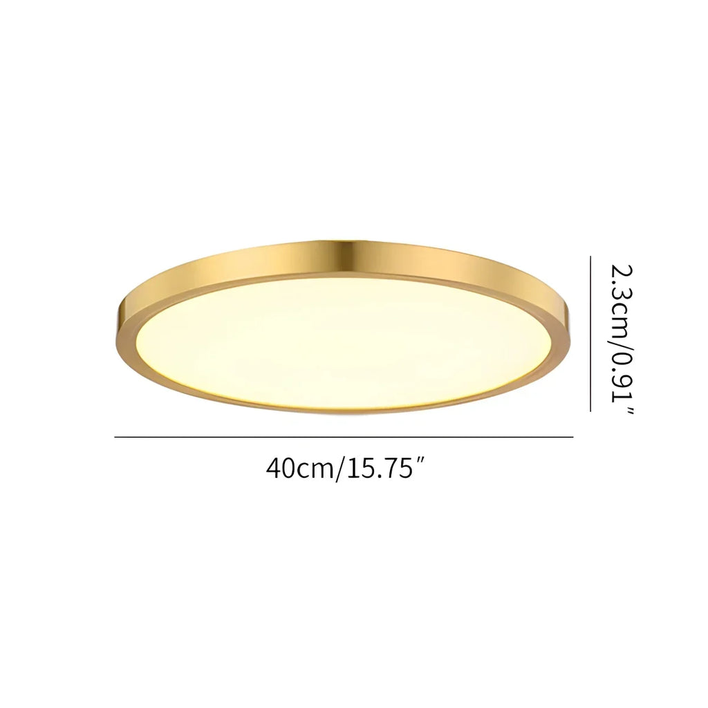 Ultra Thin Minimalist Ceiling Light for Bedroom | Desfino
