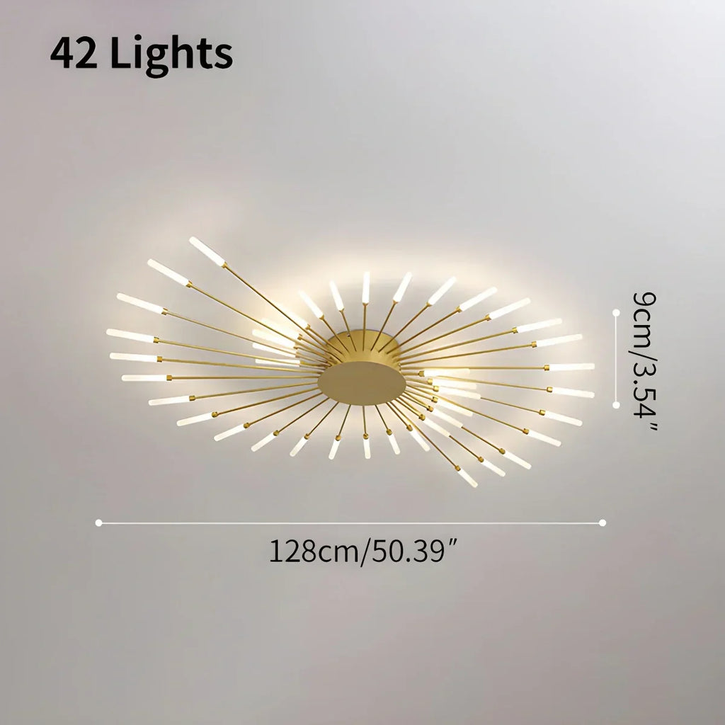 Fireworks Starburst Ceiling Light | Desfino