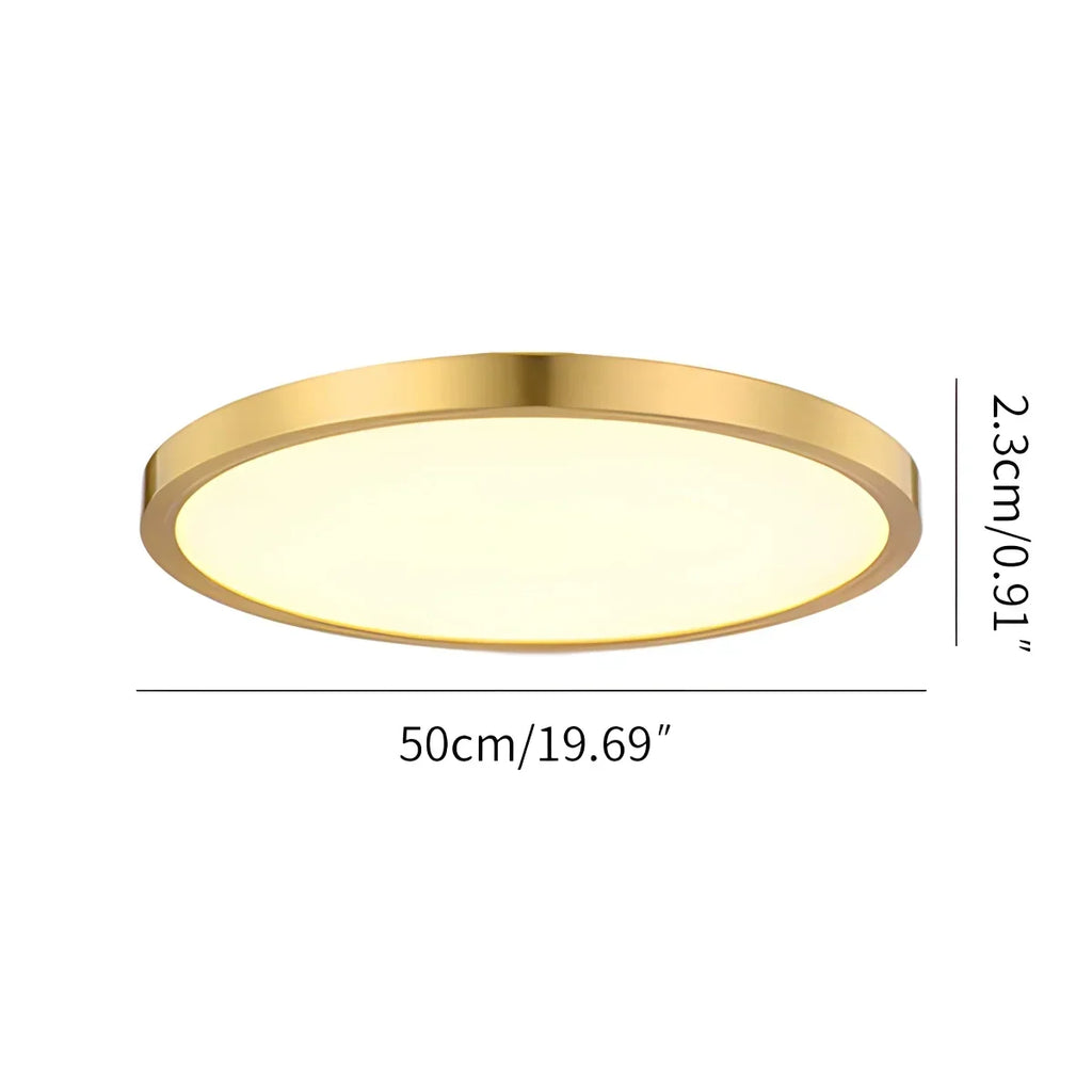 Ultra Thin Minimalist Ceiling Light for Bedroom | Desfino