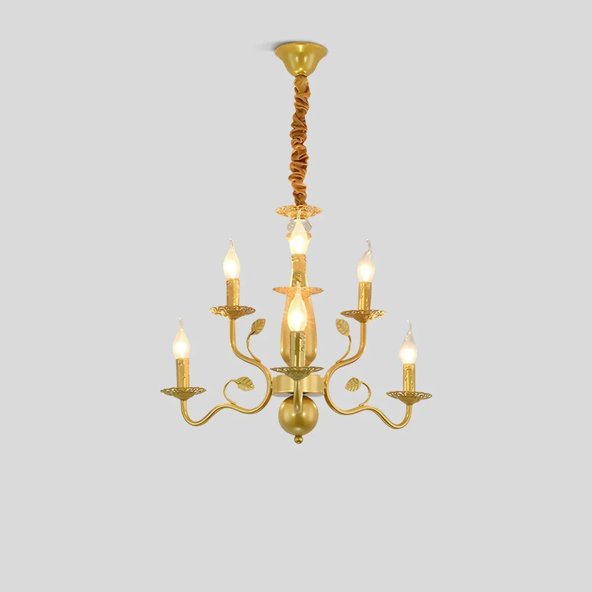 Double Layered Candle Chandelier for Dining Room | Desfino