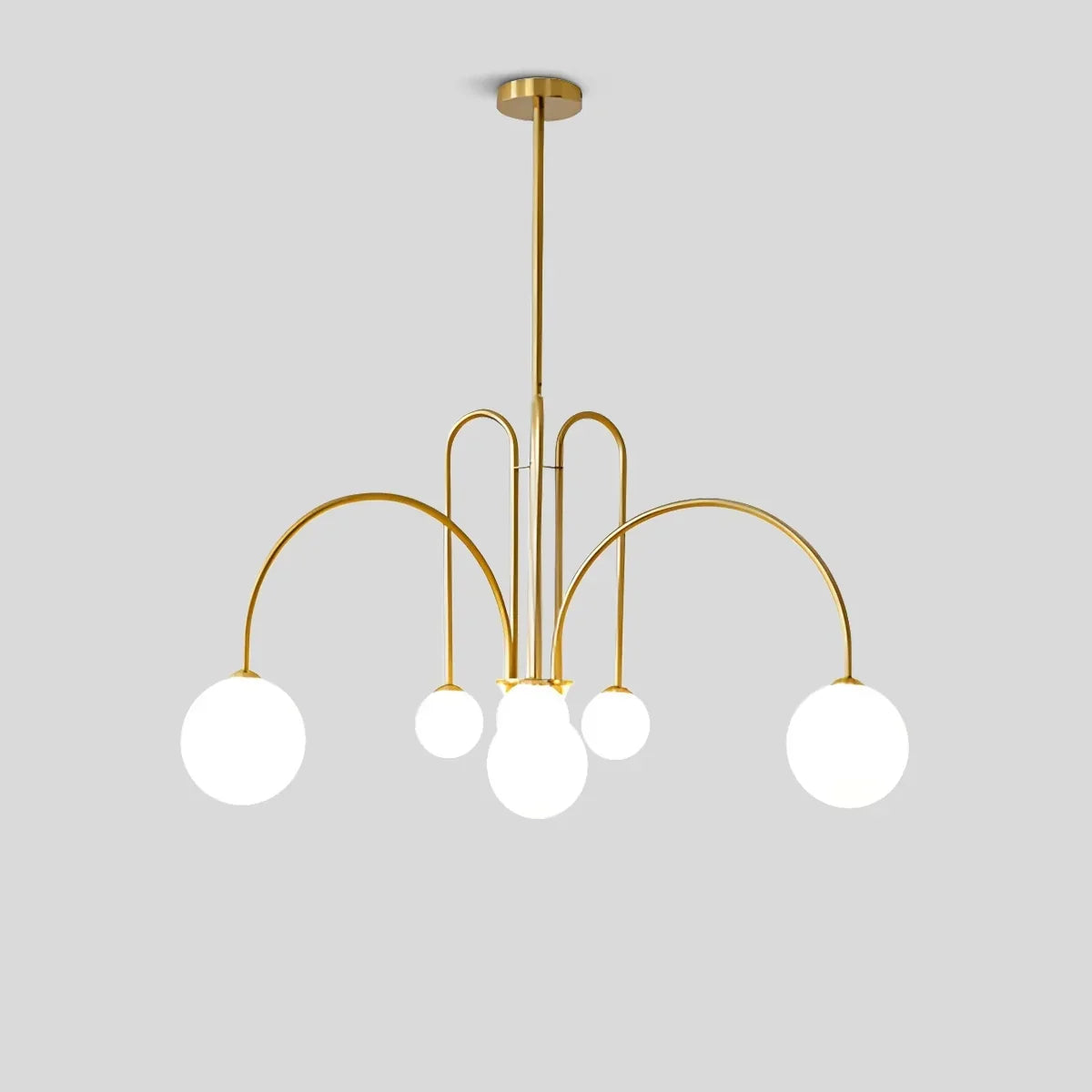Avi Double Layer Glass Chandelier | Desfino
