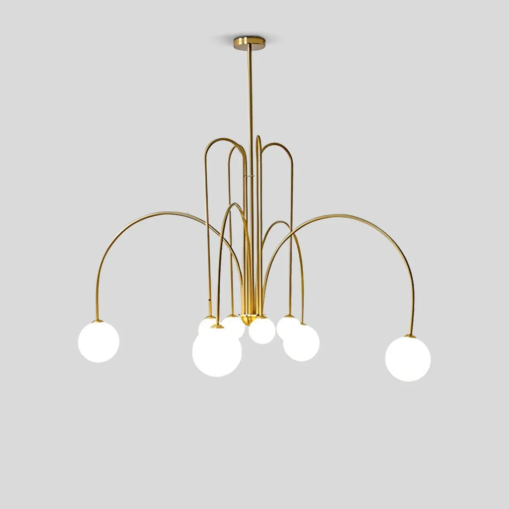 Avi Double Layer Glass Chandelier | Desfino