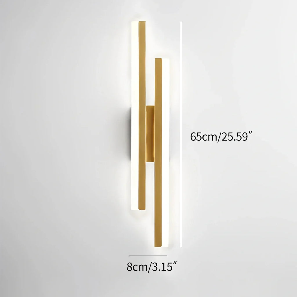 Antier Alana Minimalist H-Shaped Wall Lamp | Desfino