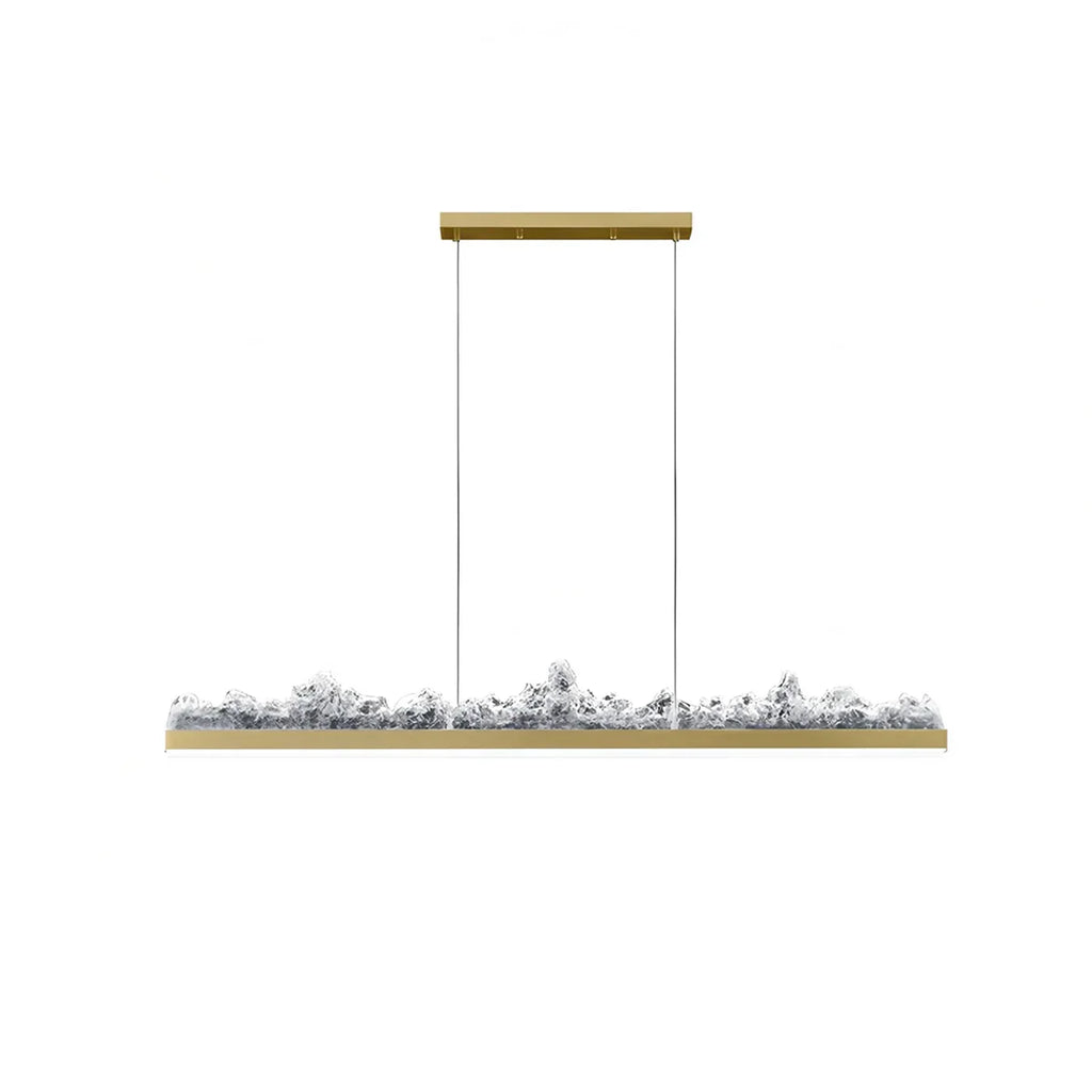 Modern Light Luxury Iceberg Chandelier | Desfino