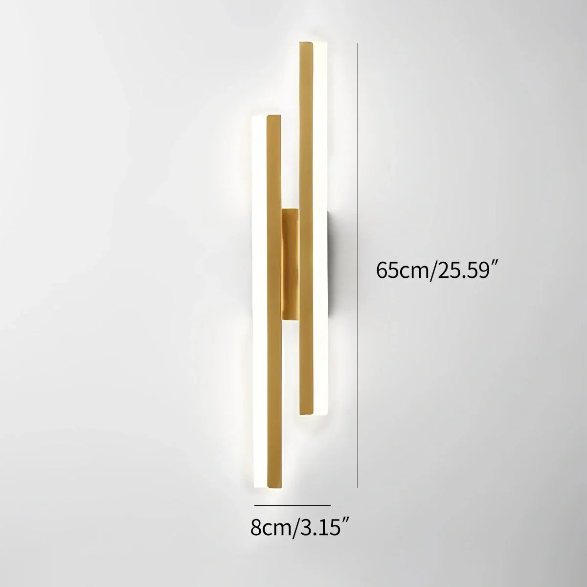 Antier Alana Minimalist H-Shaped Wall Lamp | Desfino