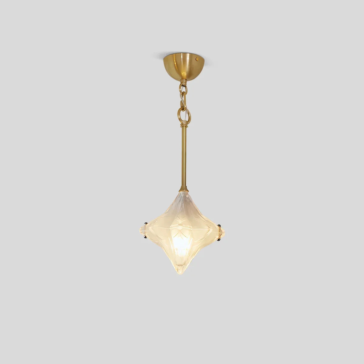 French Murano Star Glass Pendant Light | Desfino