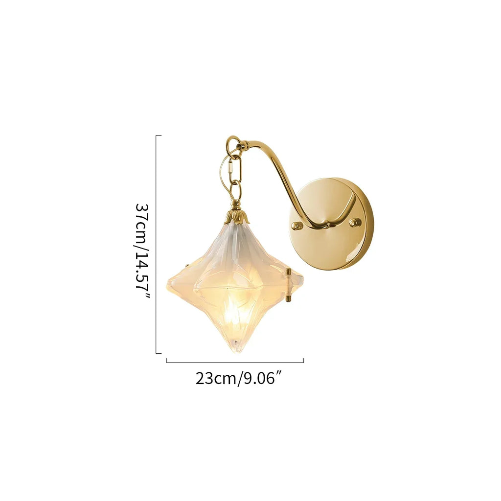 French Murano Star Glass Pendant Light | Desfino