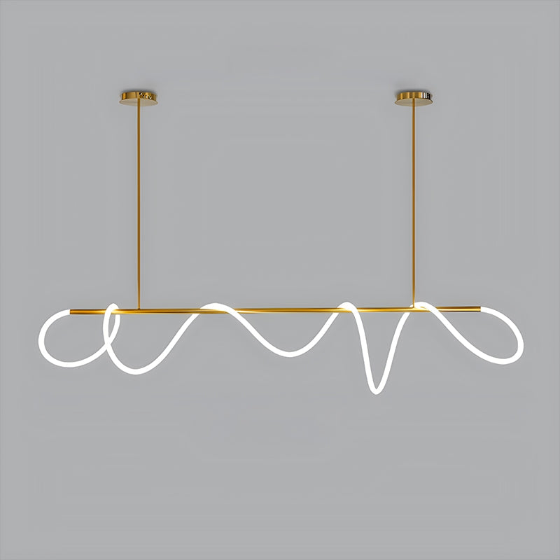 Moderne LED-Pendelleuchte mit langem Kabel für das Esszimmer | Desfino