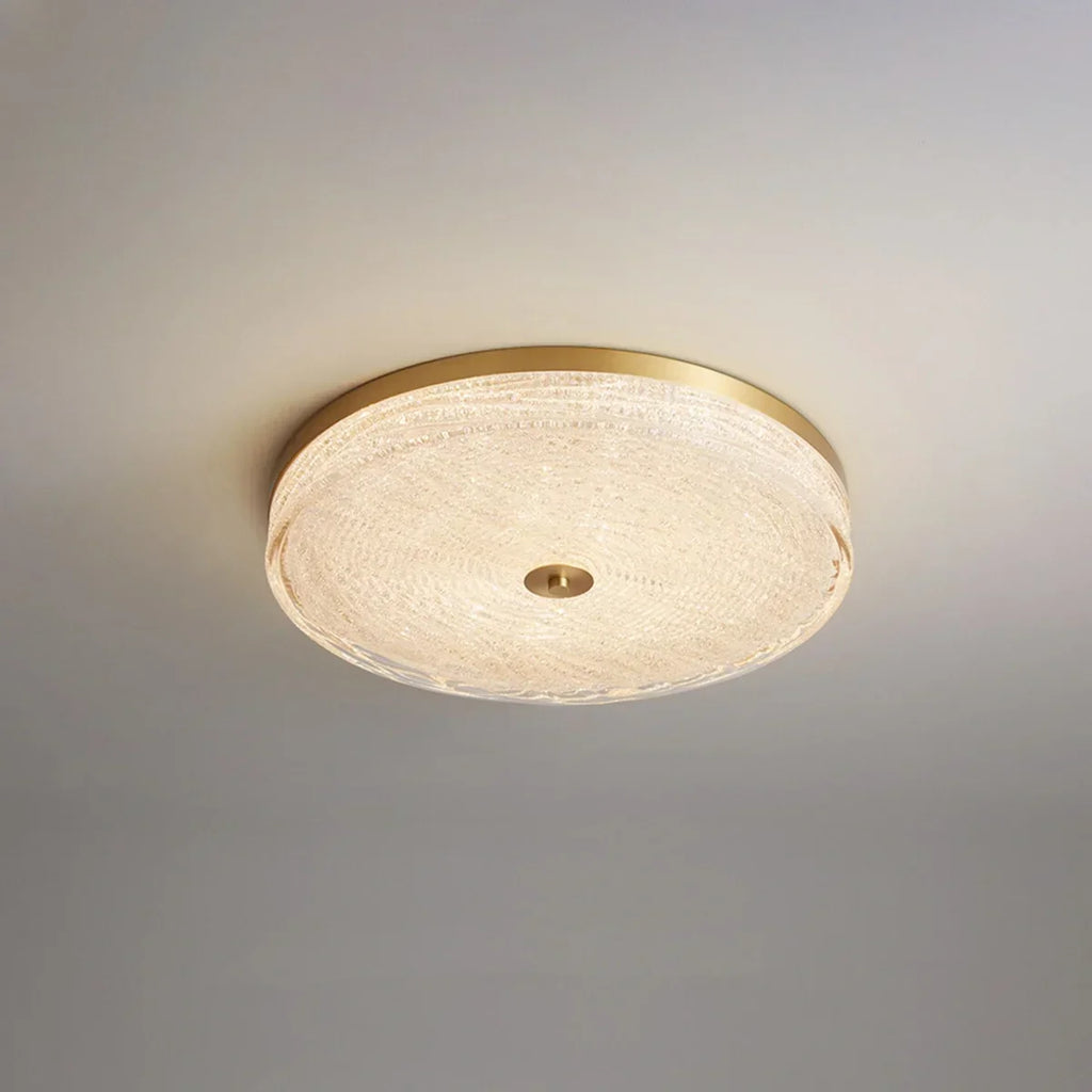 Moderne runde LED-Deckenleuchte im Light-Luxury-Stil | Desfino