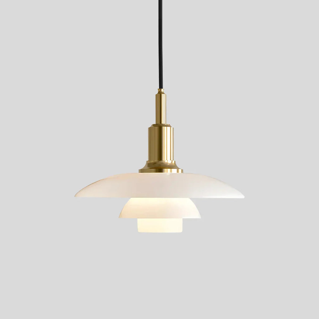 Dänische Designer-Glaspendelleuchte für die Küche | Desfino