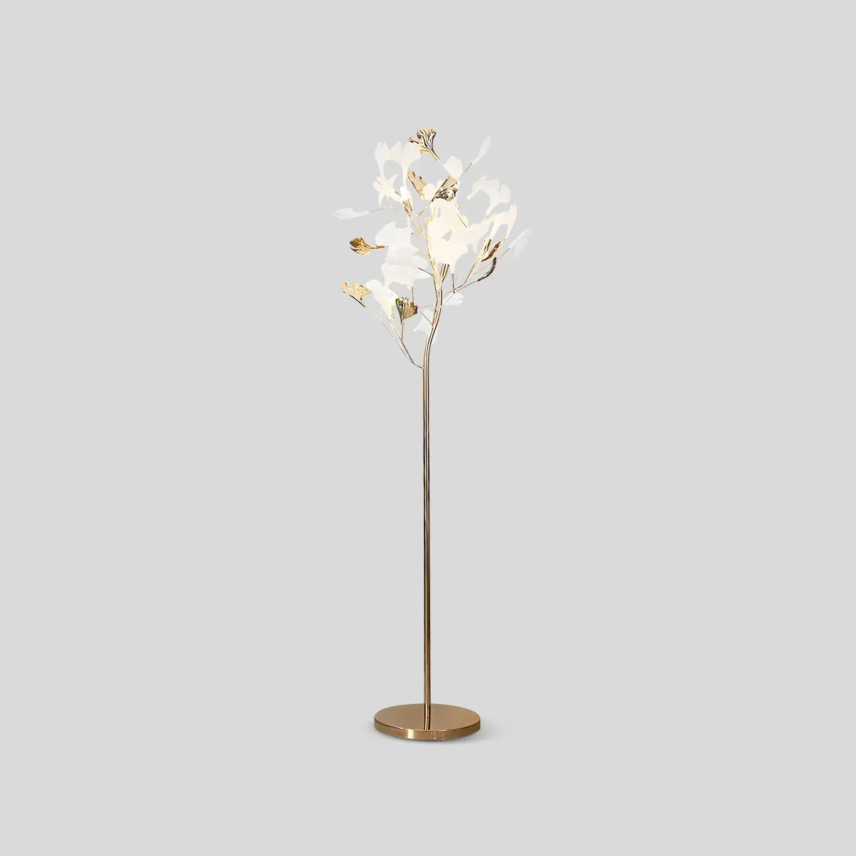 Ginkgo-Blatt-Stehleuchte für das Wohnzimmer | Desfino