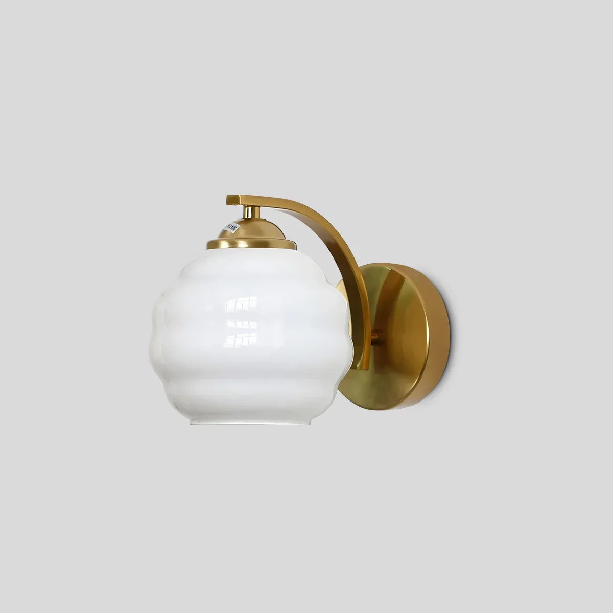 Vintage-Glaswandleuchte im Art-déco-Stil | Desfino