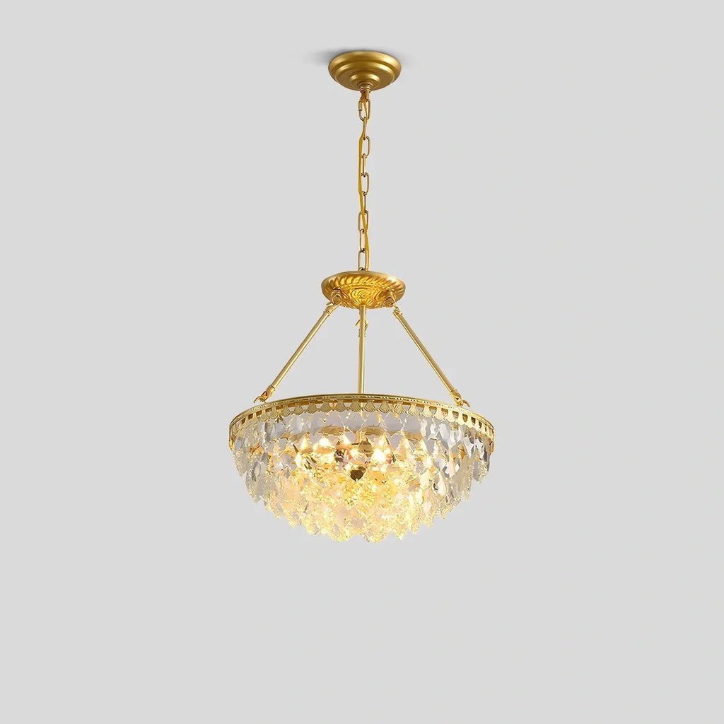 Crown Crystal Led Chandelier | Desfino