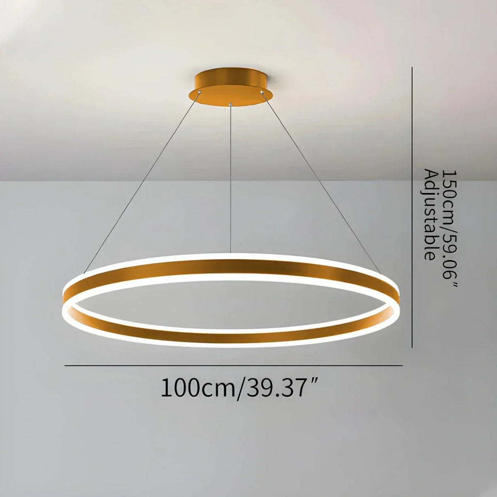Circle Layered Living Room Chandelier | Desfino