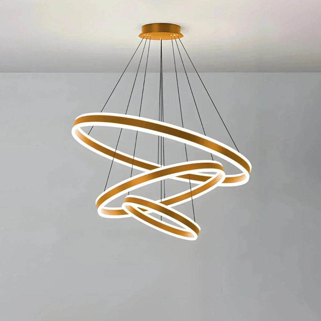 Circle Layered Living Room Chandelier | Desfino
