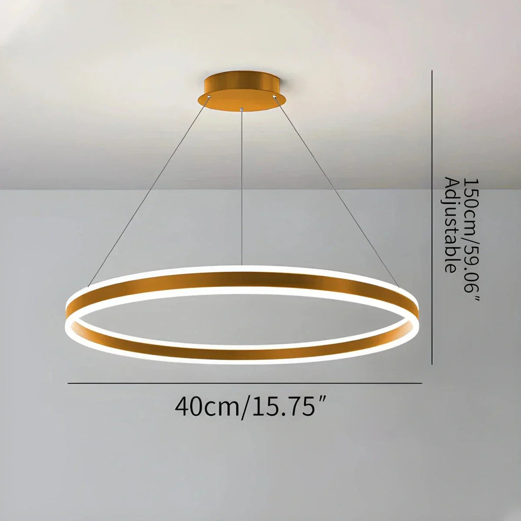 Circle Layered Living Room Chandelier | Desfino