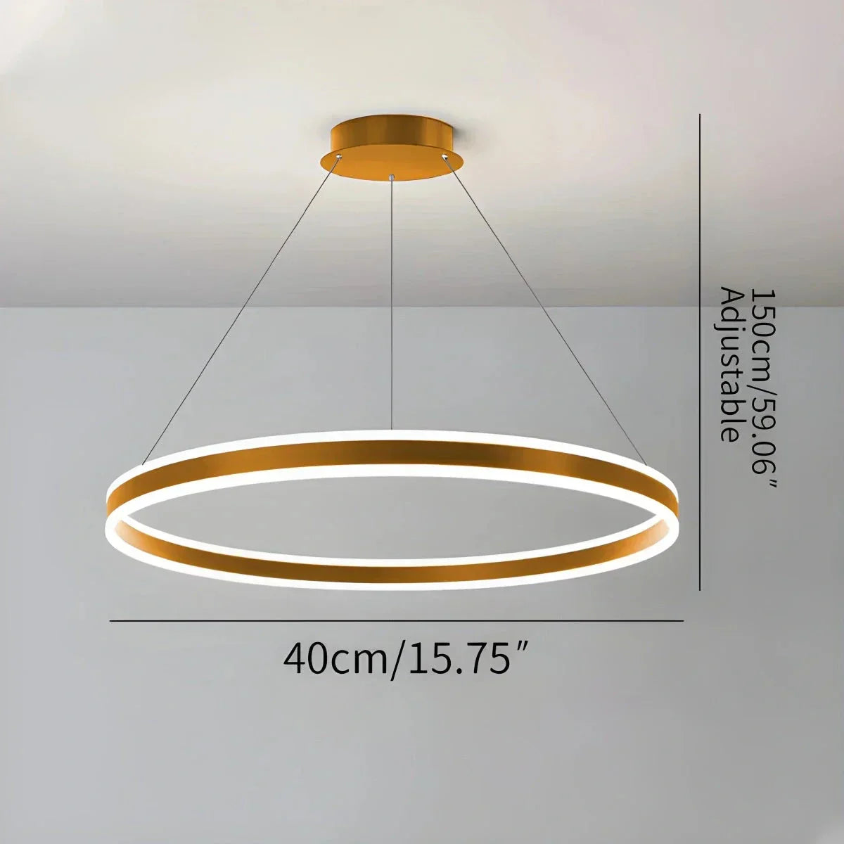 Circle Layered Living Room Chandelier | Desfino