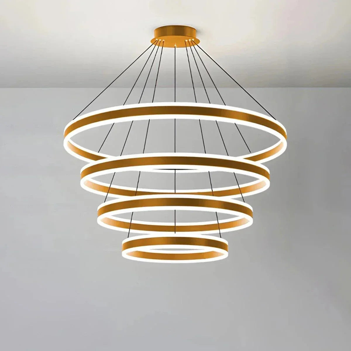 Circle Layered Living Room Chandelier | Desfino