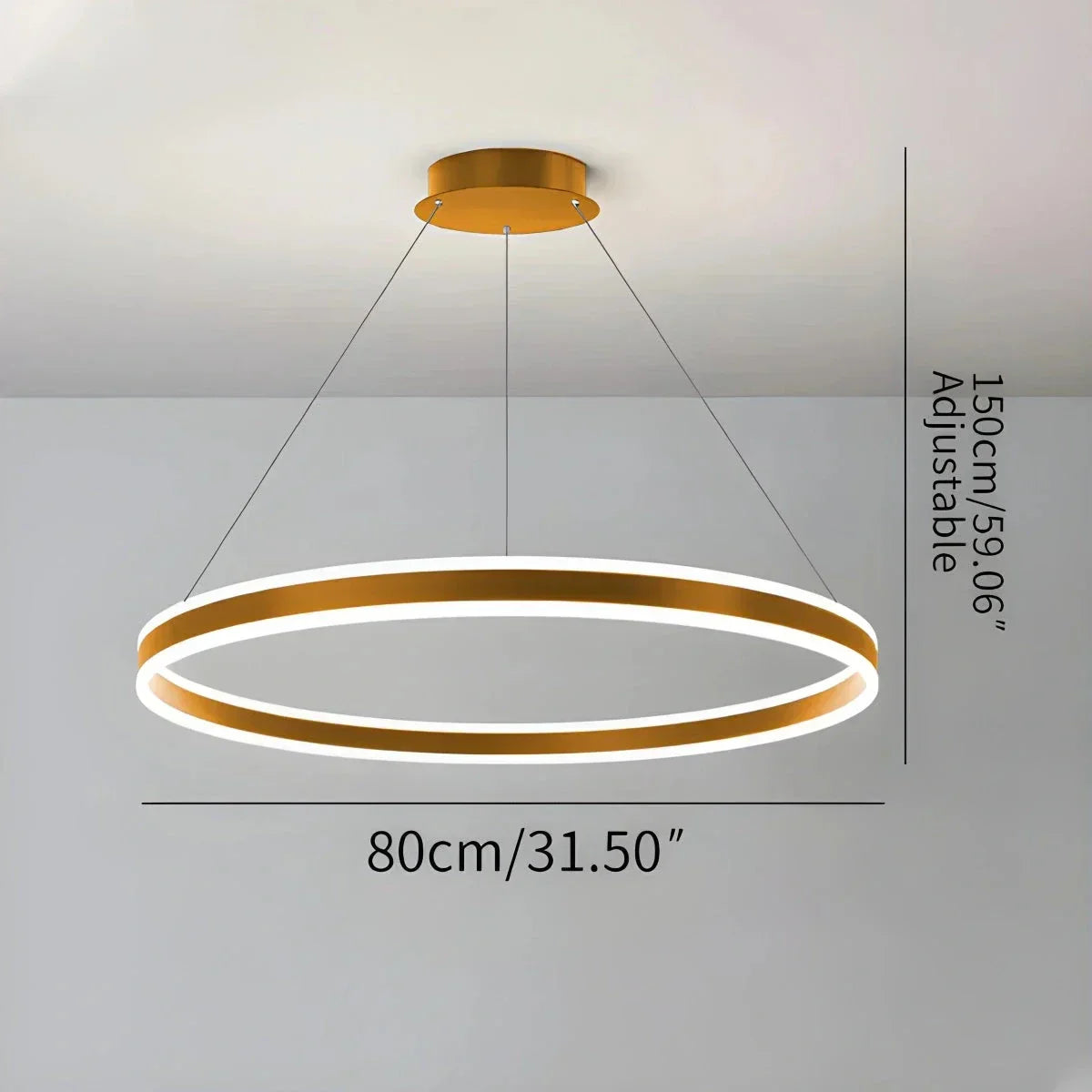 Circle Layered Living Room Chandelier | Desfino