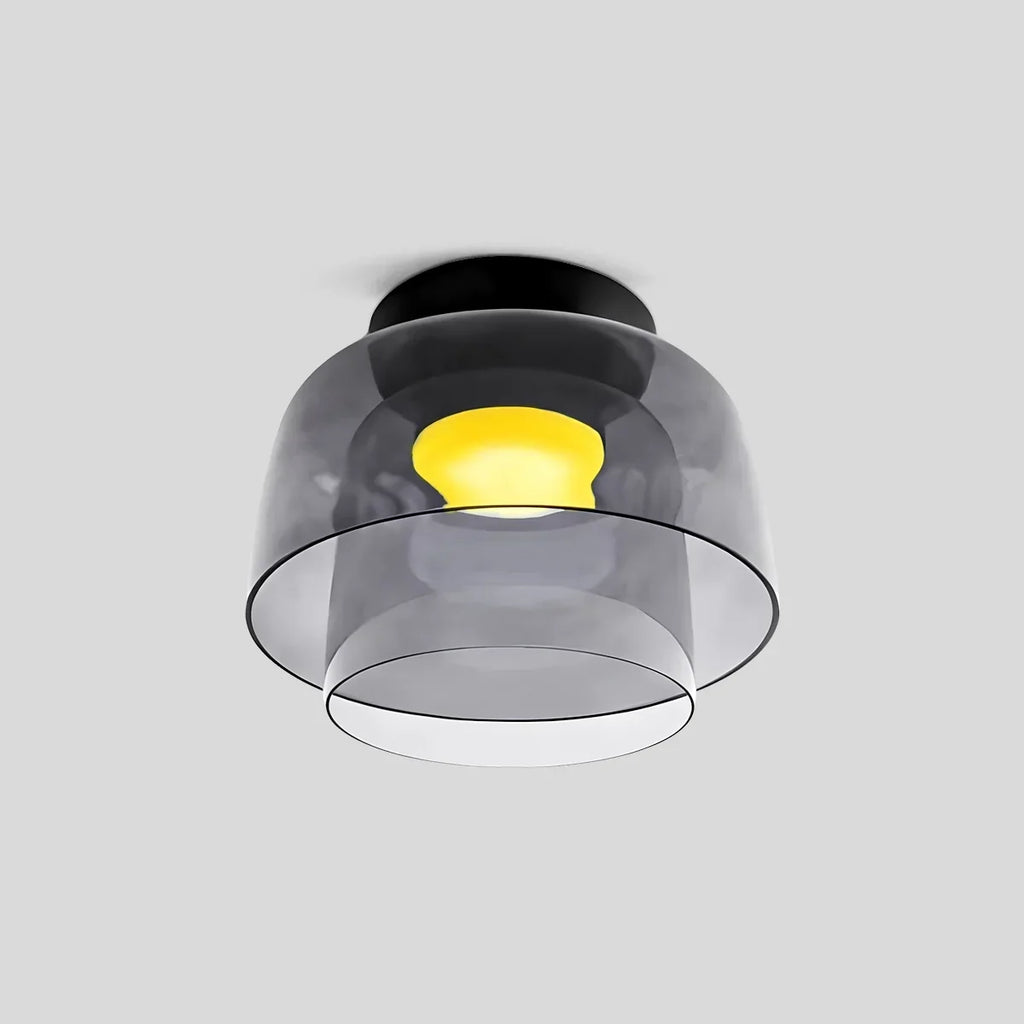 Colored Glass Ceiling Light for Bedroom | Desfino