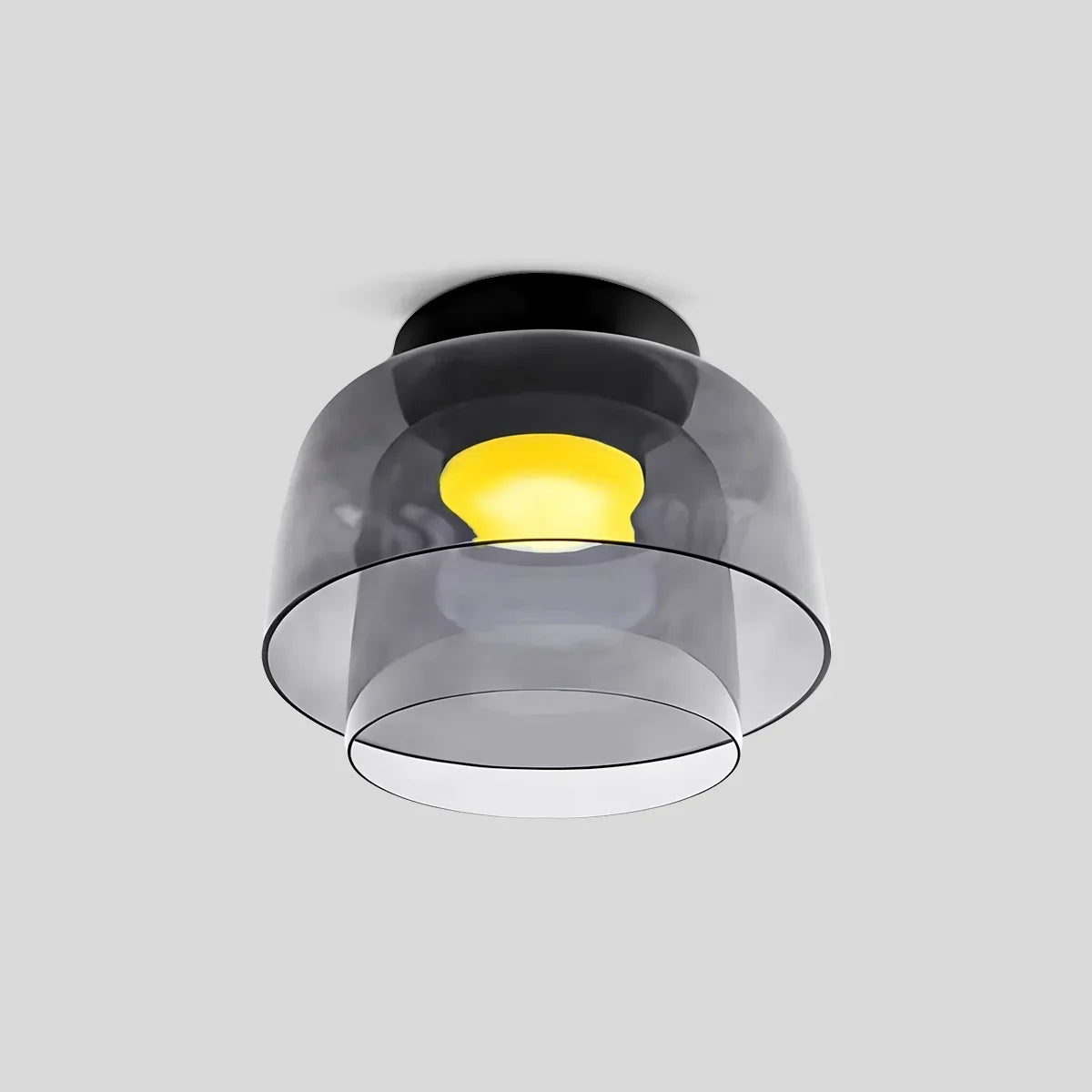 Colored Glass Ceiling Light for Bedroom | Desfino