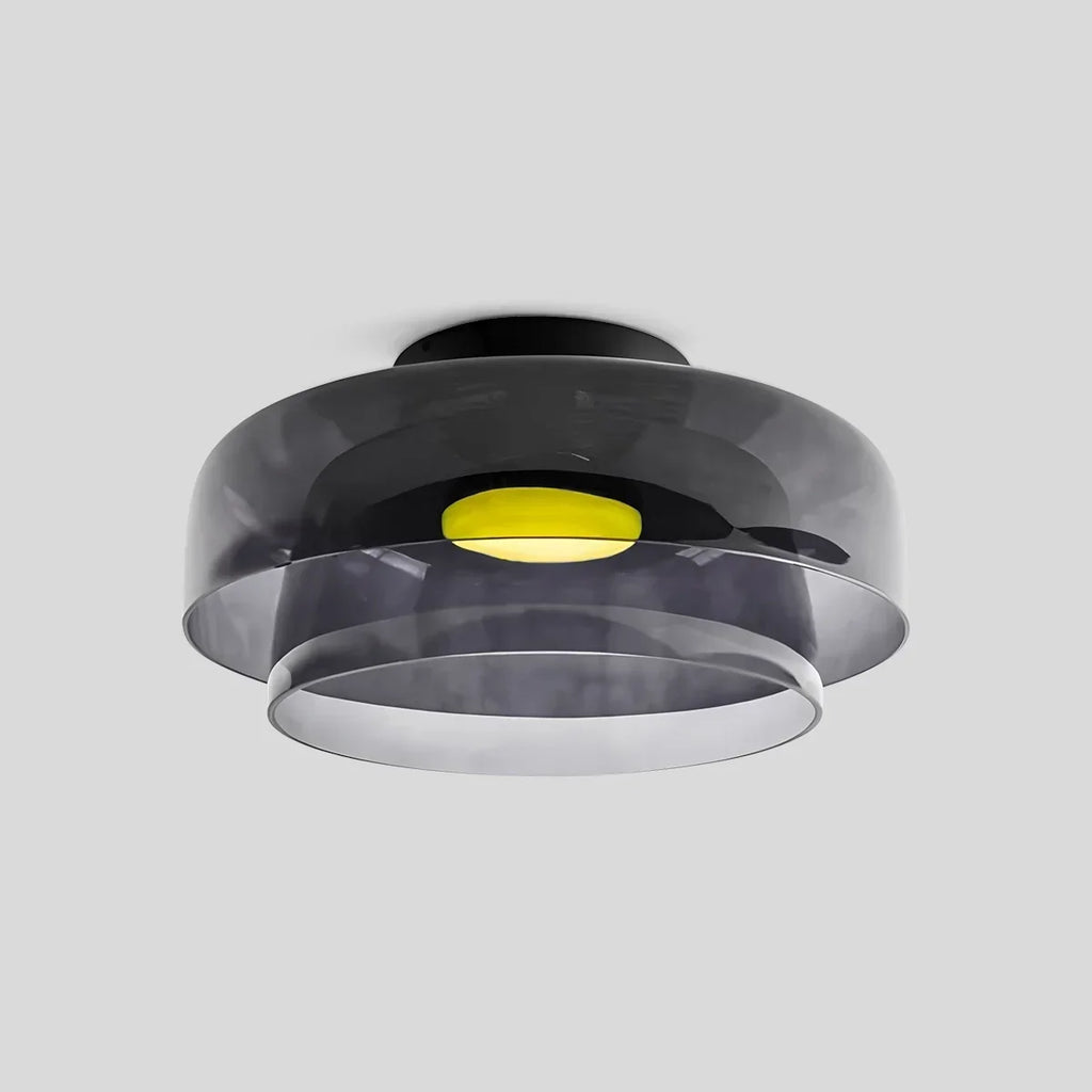 Colored Glass Ceiling Light for Bedroom | Desfino