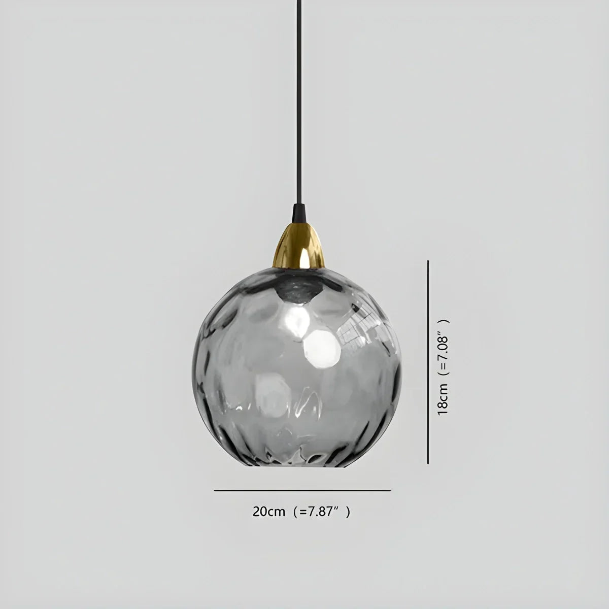 Colorful Glass Ball Pendant Light for Living Room | Desfino