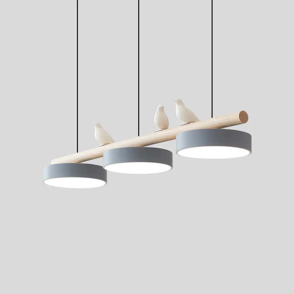 Modern Bird Perch Linear Chandelier for Dining Room | Desfino