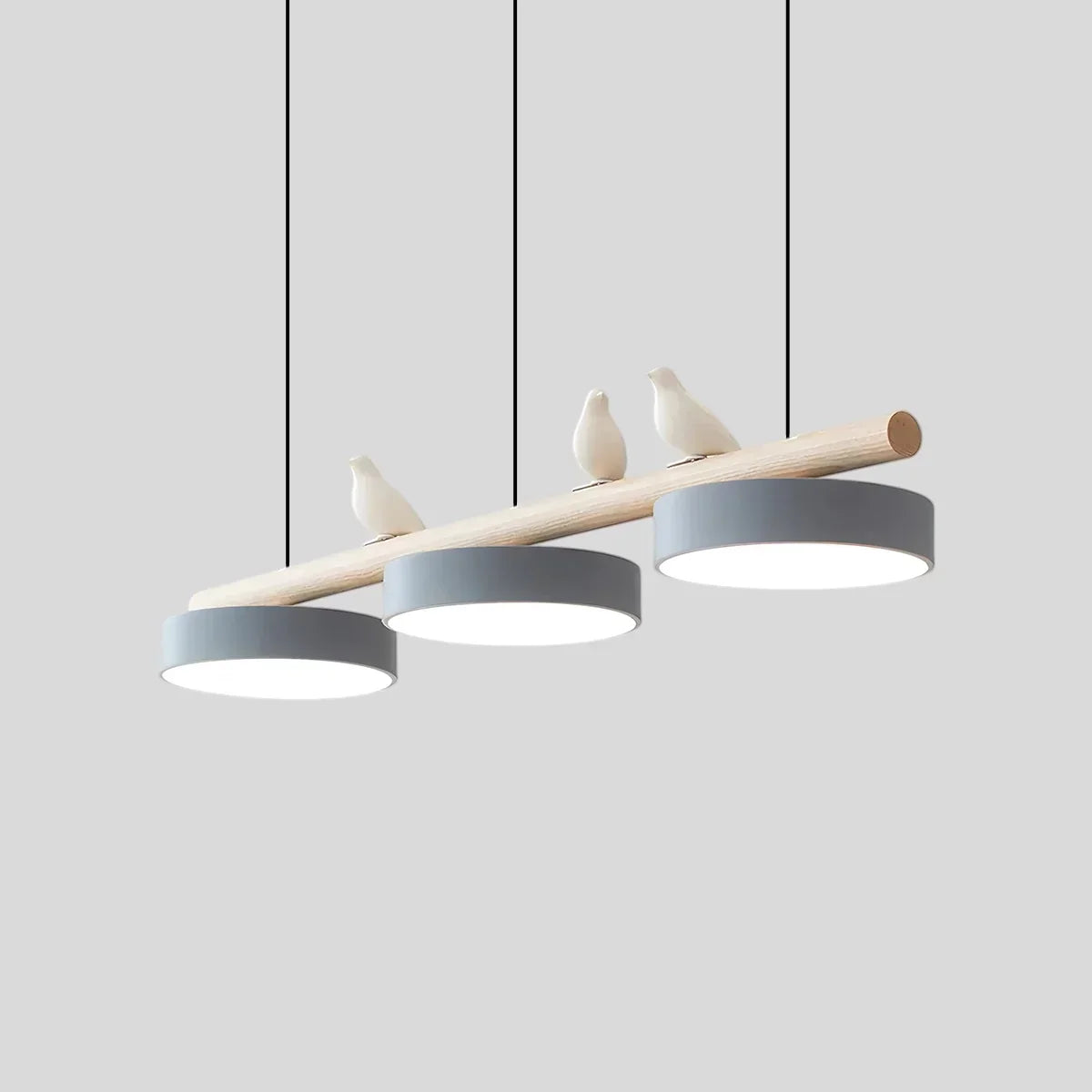 Modern Bird Perch Linear Chandelier for Dining Room | Desfino