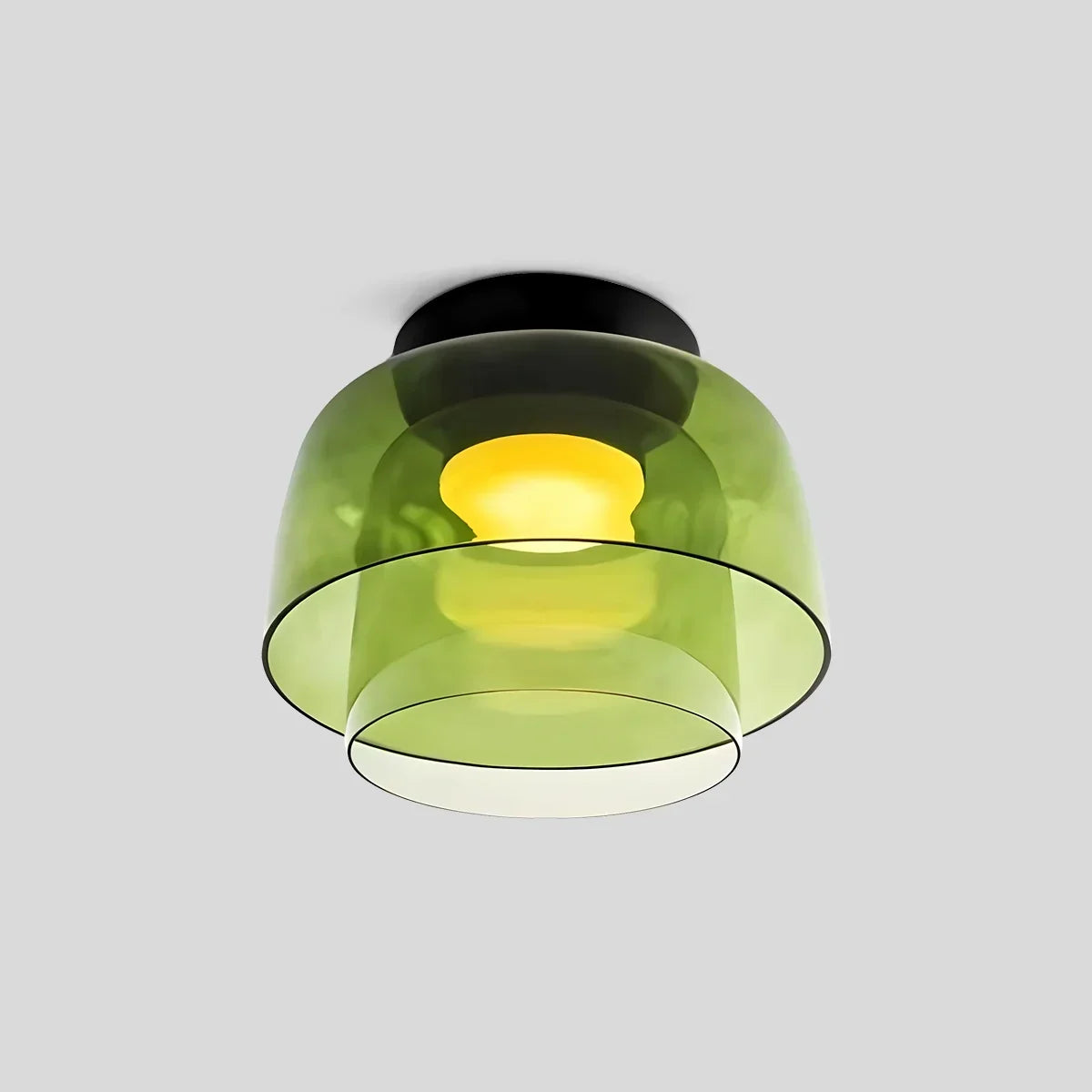 Colored Glass Ceiling Light for Bedroom | Desfino